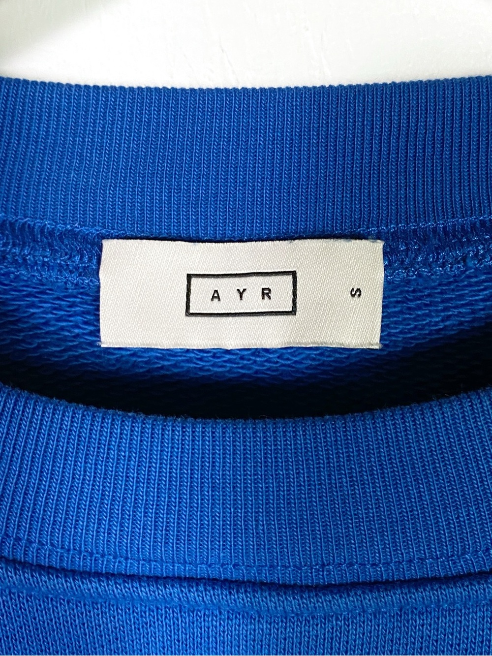 AYR The BFF Crewneck Sweatshirt Blue - Picture 3 of 6